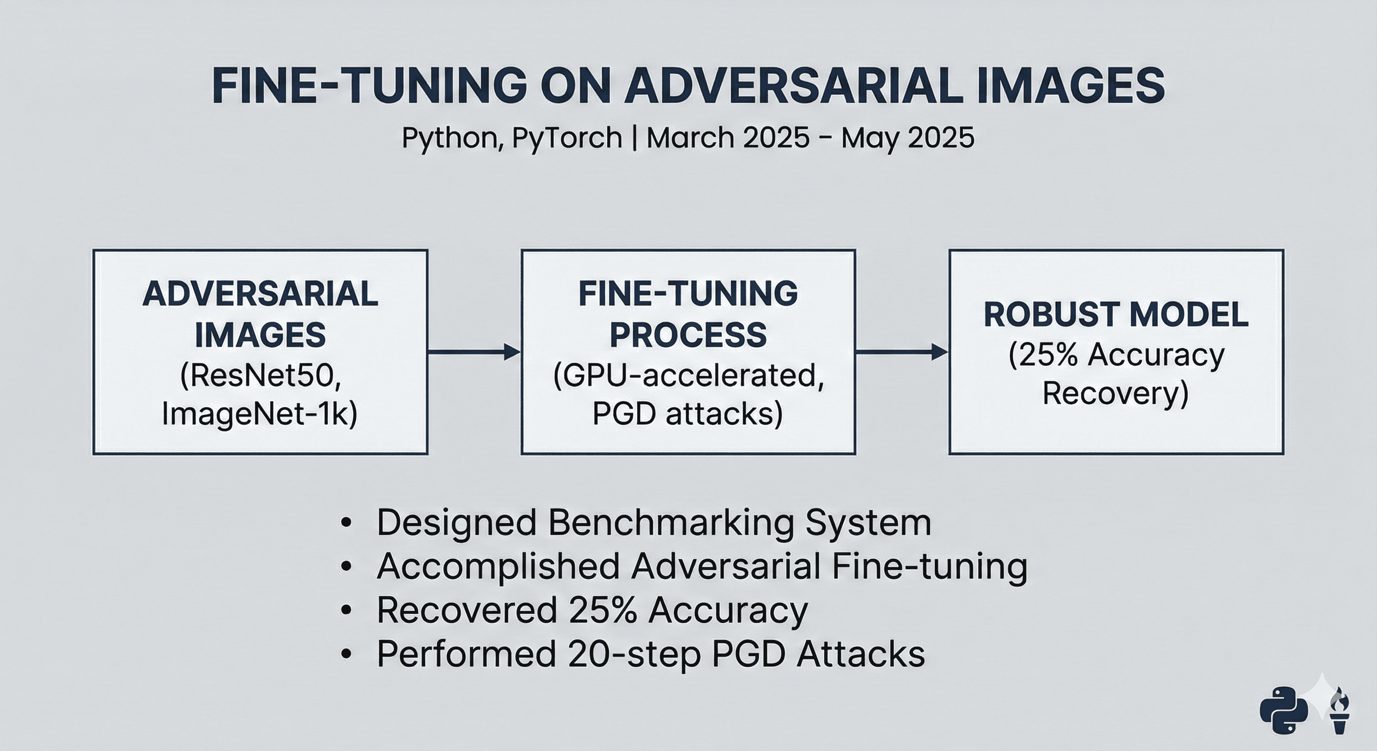 Fine-tuning on Adversarial Images